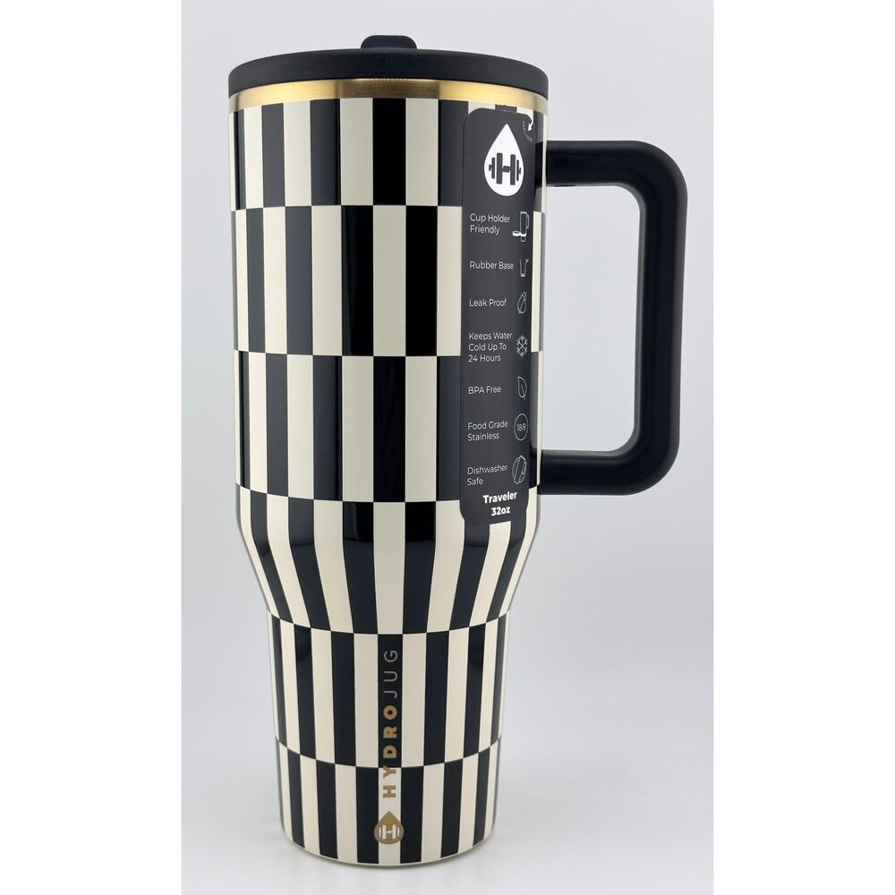 HydroJug 32 oz Traveler, BLACK TIE